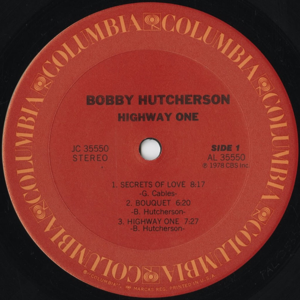Bobby Hutcherson – Highway One (JC 35550) LP 1978 US Columbia | 中古LP
