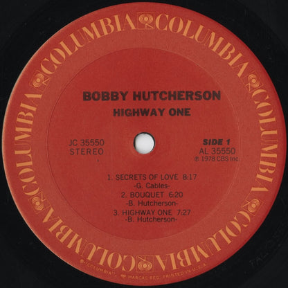 Bobby Hutcherson – Highway One (JC 35550) LP 1978 US Columbia | 中古LP