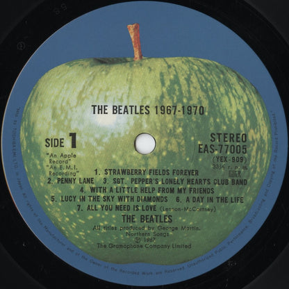 The Beatles - 1967-1970 (EAS-77005/6) 2LP 1976 JPN Apple｜中古LP
