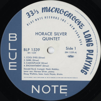 Horace Silver Quintet - 6 Pieces Of Silver (BN 1539) LP 1990 JPN Blue Note｜中古LP