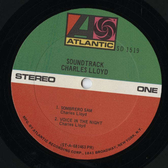 Charles Lloyd / チャールズ・ロイド / Soundtrack  (SD 1519)