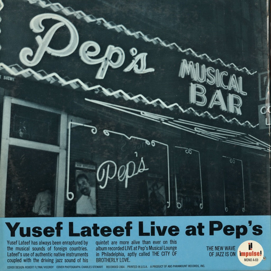 Yusef Lateef - Live At Pep's (A-69) LP 1965 US Impulse｜中古LP