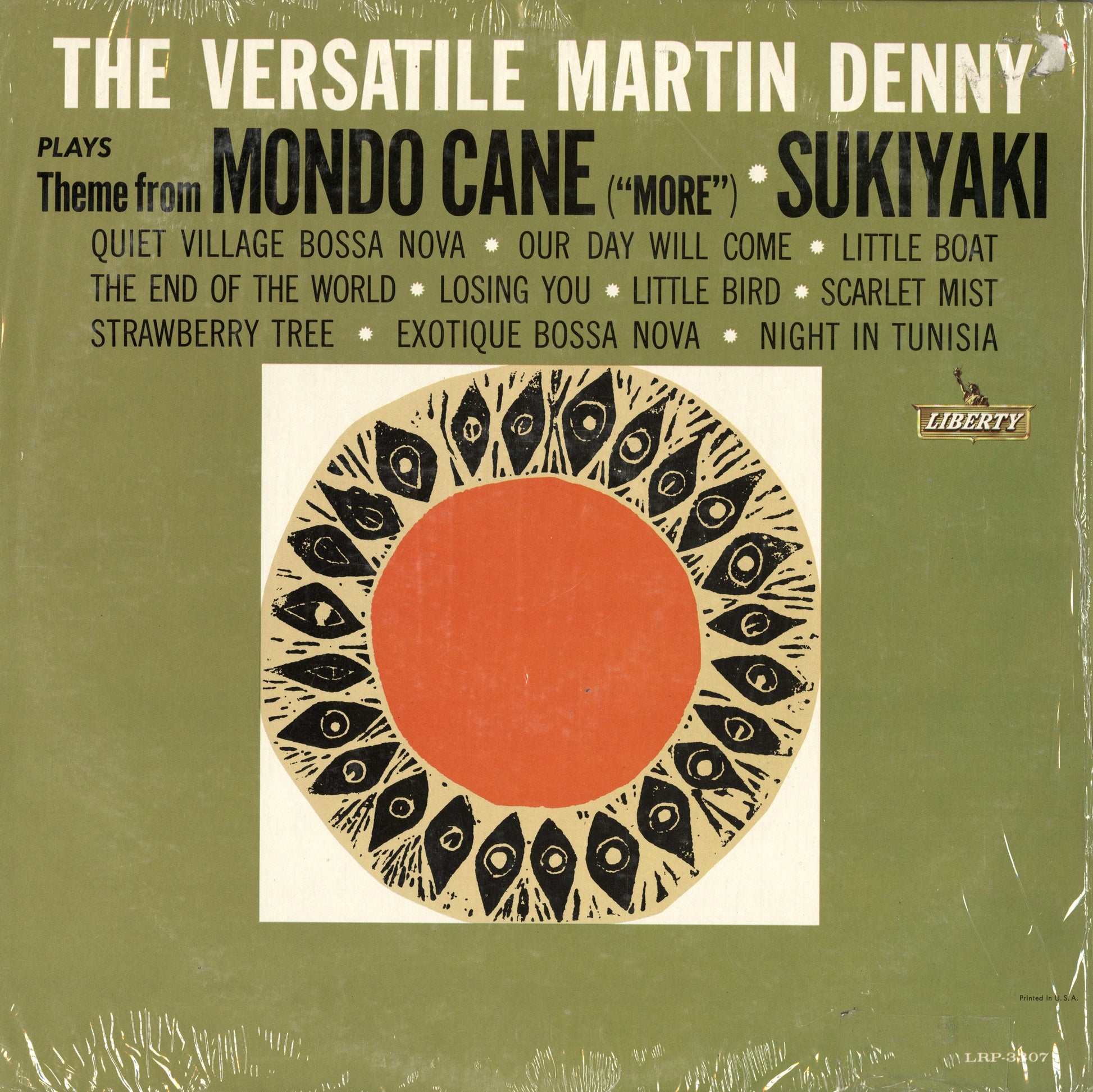Martin Denny The Versatile Martin Denny LRP-3307 LP 1963 USA Liberty Mono Rainbow Label