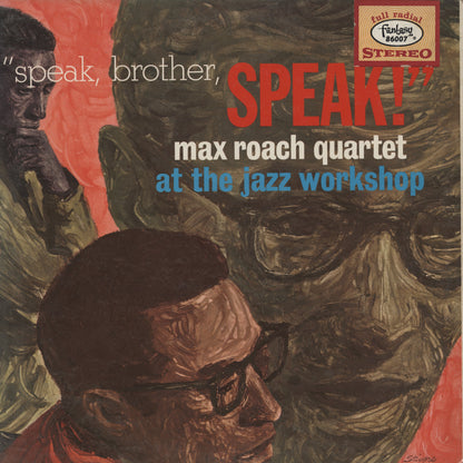 Max Roach Quartet - Speak, Brother, Speak! (86007) LP 1963 US Fantasy｜中古LP