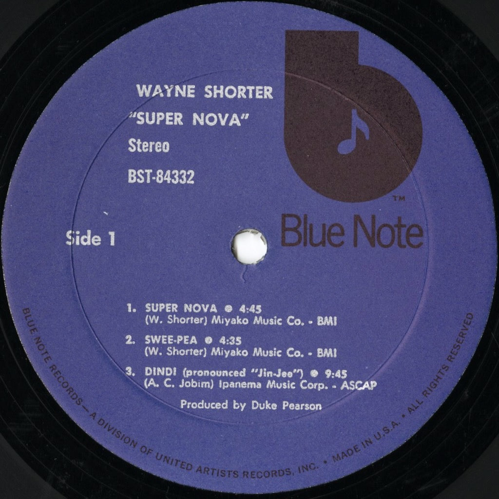 Wayne Shorter / ウェイン・ショーター / Super Nova (BST 84332)