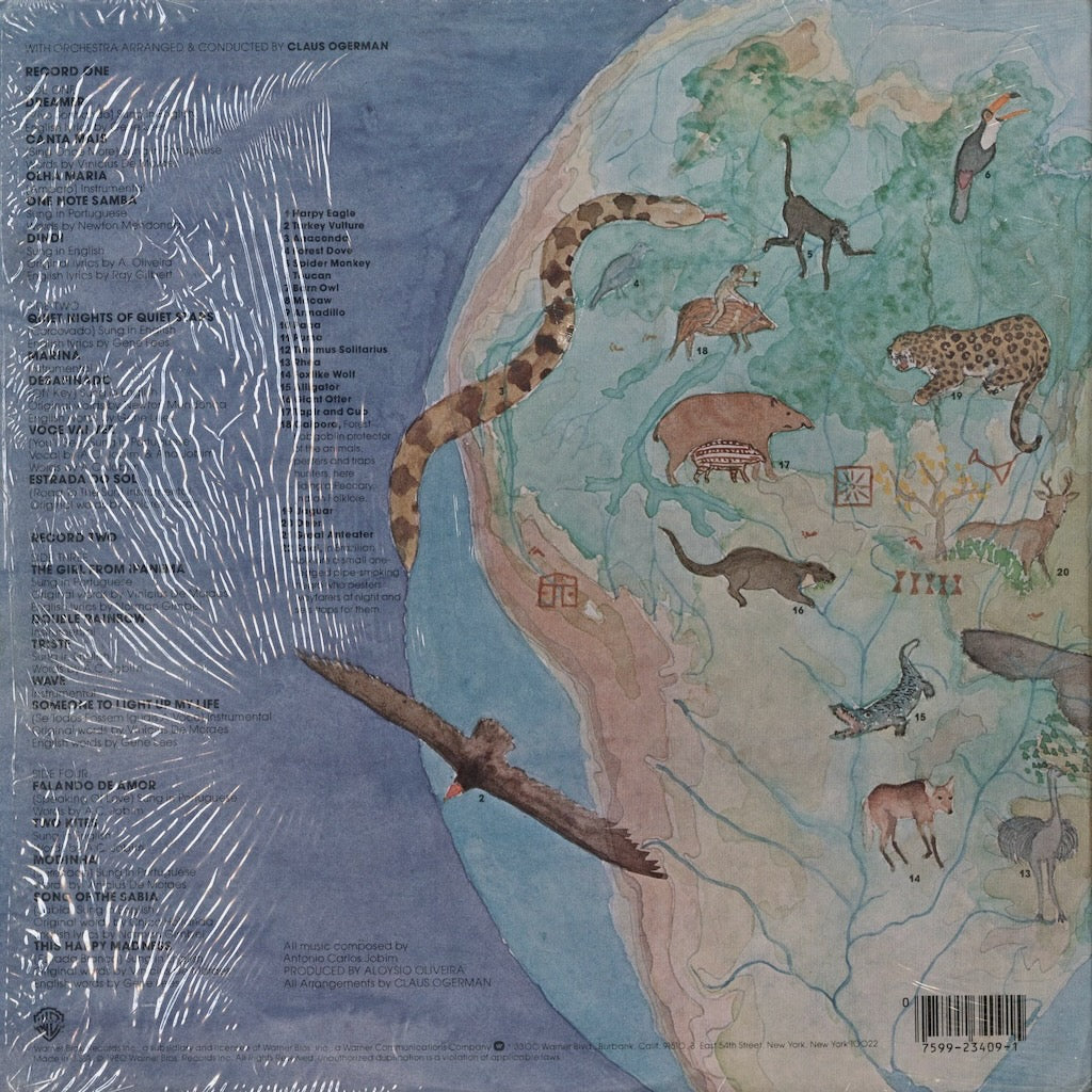 Antonio Carlos Jobim - Terra Brasilis (2B3409) LP 1980 US Warner Bros｜中古LP