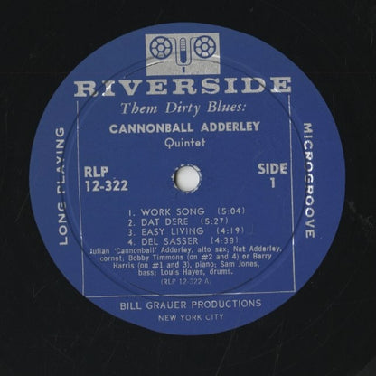 Cannonball Adderley / キャノンボール・アダレイ / Them Dirty Blues (RLP 12-322)