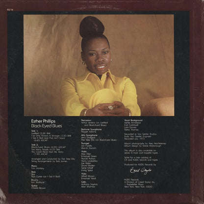 Esther Phillips – Black Eyed Blues (KU-14) LP 1973 US KUDU | 中古LP