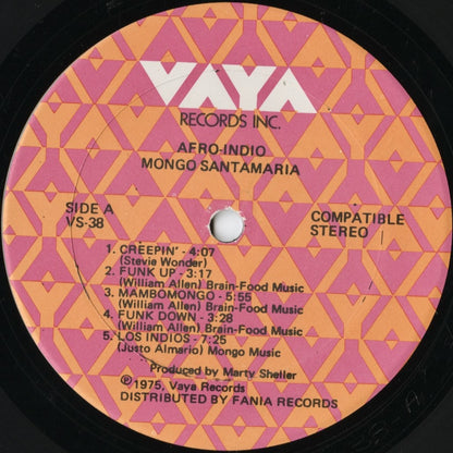 Mongo Santamaria / モンゴ・サンタマリア / Afro-Indio (VS-38)