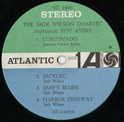 The Jack Wilson Quartet Featuring Roy Ayers (SD 1406) 1963 US Atlantic｜中古LP