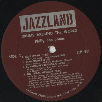 Philly Joe Jones / フィリー・ジョー・ジョーンズ / Drums Around The World (JLP 92)