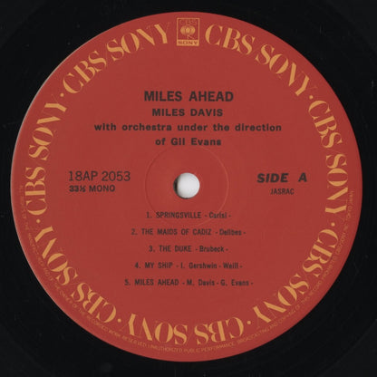 Miles Davis - Miles Ahead (18AP 2053) 1981 JPN CBS/Sony｜中古LP