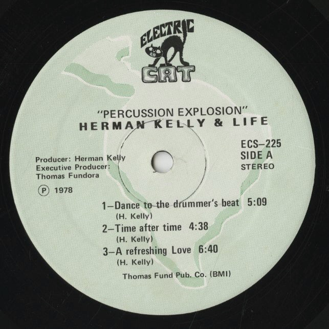 Herman Kelly & Life - ...Percussion Explosion! (ECS-225) LP 1978 US Electric Cat｜中古LP