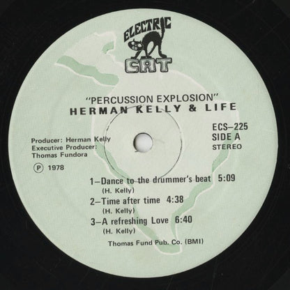 Herman Kelly & Life - ...Percussion Explosion! (ECS-225) LP 1978 US Electric Cat｜中古LP