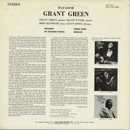 Grant Green - Matador (BRP-8045) 1993 JPN Blue Note｜中古LP