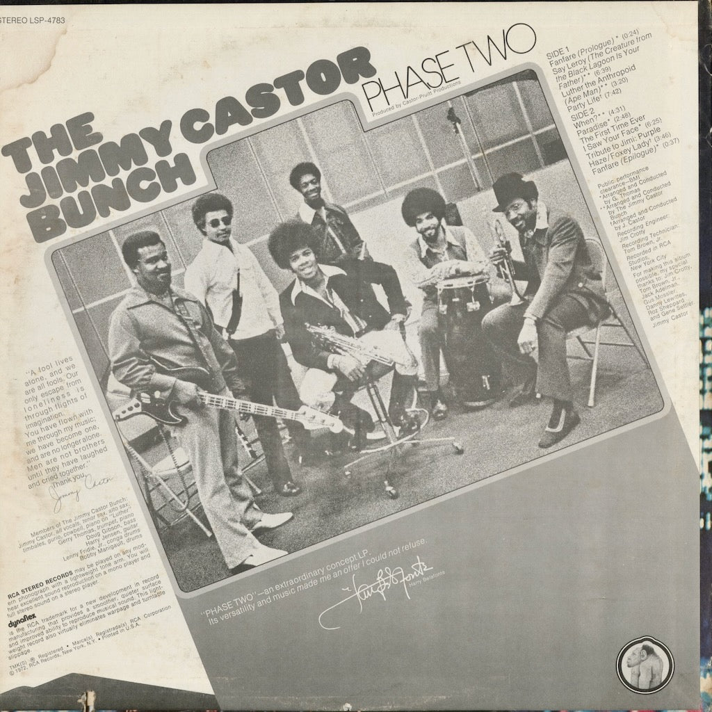 Jimmy Castor Bunch - Phase Two (LSP-4783) 1972 US RCA｜中古LP