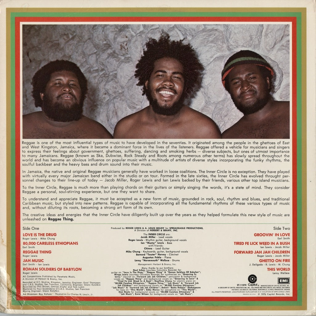Inner Circle - Reggae Thing (ST-11574) LP 1976 US Capitol｜中古LP