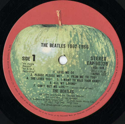The Beatles – 1962-1966 (EAP-9032B) 1973 JPN Apple - 東芝EMI | 中古LP