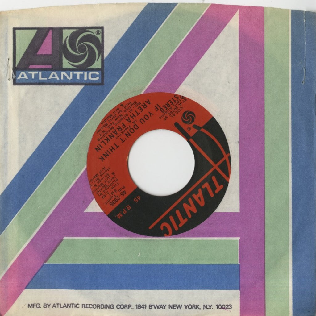Aretha Franklin / アレサ・フランクリン / Until You Come Back To Me (That's What I'm Gonna Do) / If You Don't Think -7 (45-2995)