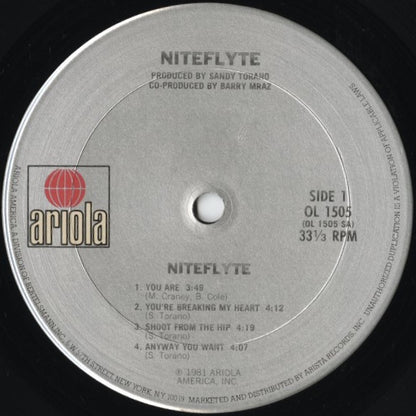 Niteflyte - Niteflyte (OL 1505) LP 1981 US Ariola｜中古LP