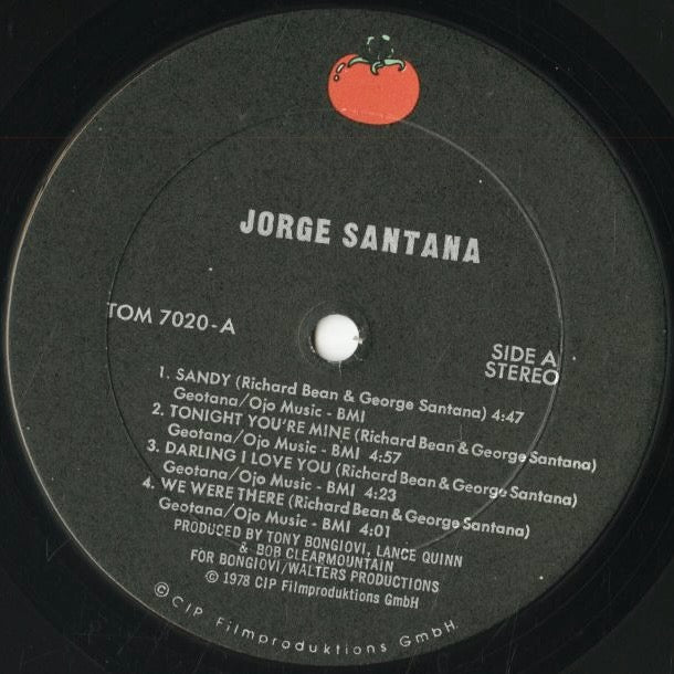 Jorge Santana / ホルヘ・サンタナ (1978) (TOM-7020)