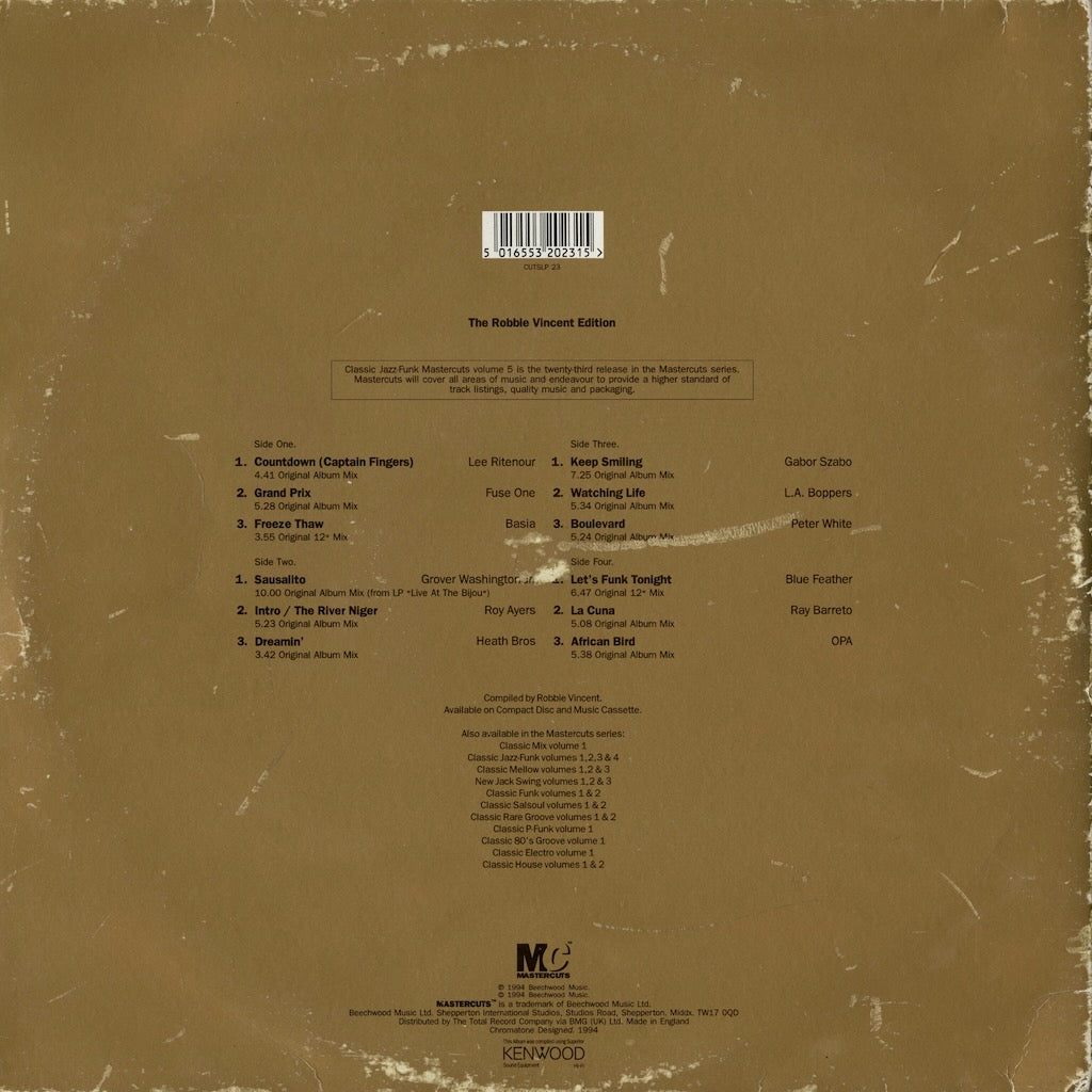 V.A./ Classic Jazz Funk / Difinitive Jazz Funk Mastercuts Volume 5 (CUTSLP 23)