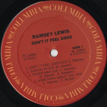 Ramsey Lewis - Don't It Feel Good (PC 33800) 1975 US Columbia｜中古LP