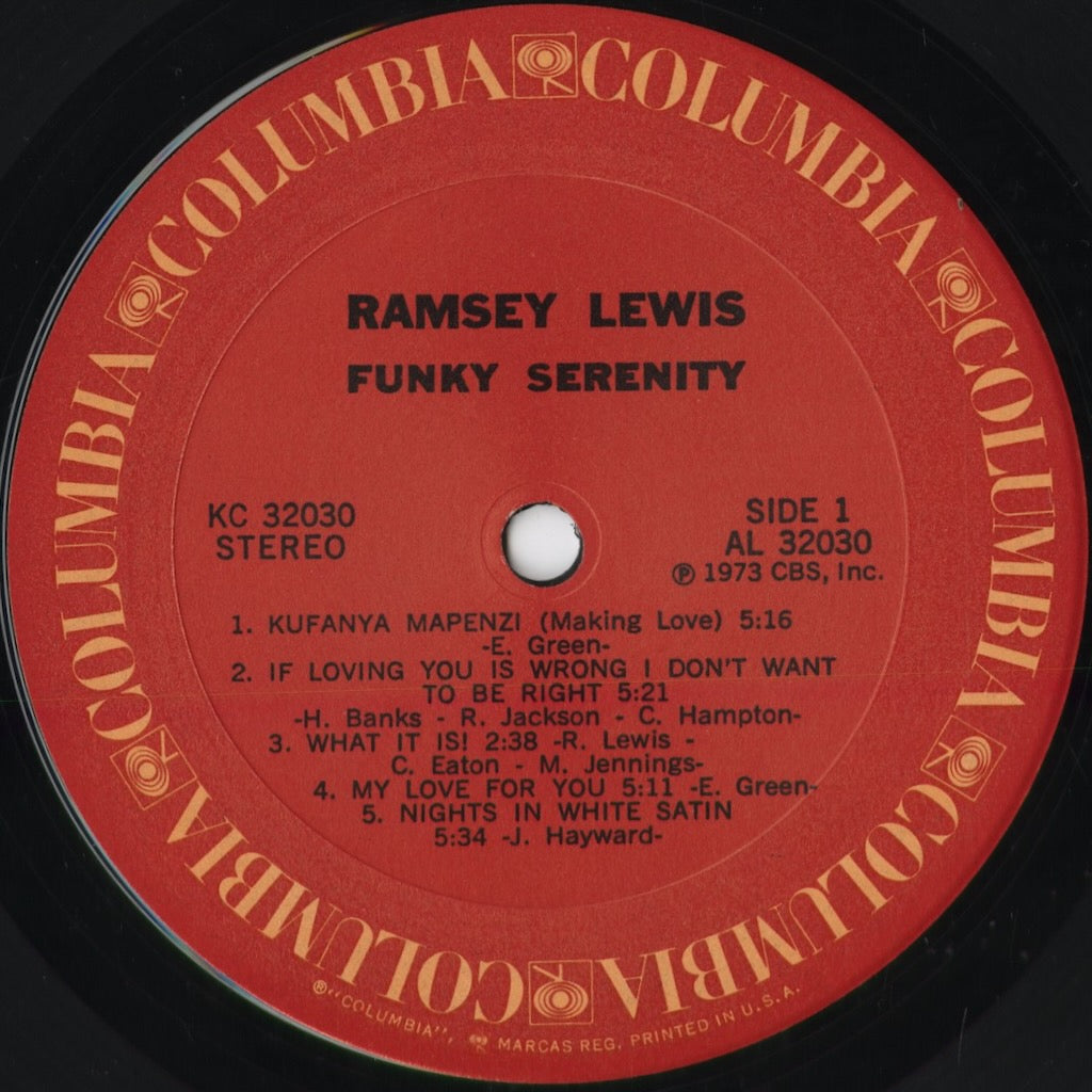Ramsey Lewis - Funky Serenity (KC 32030) 1973 US Columbia｜中古LP