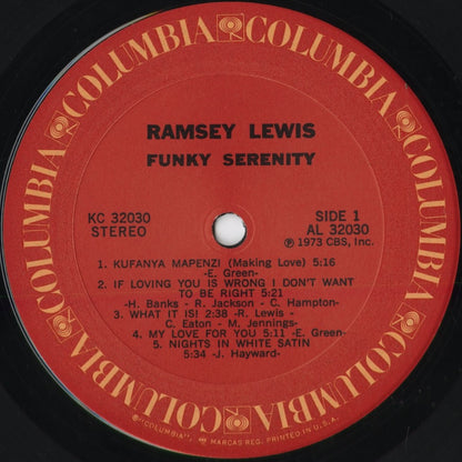 Ramsey Lewis - Funky Serenity (KC 32030) 1973 US Columbia｜中古LP