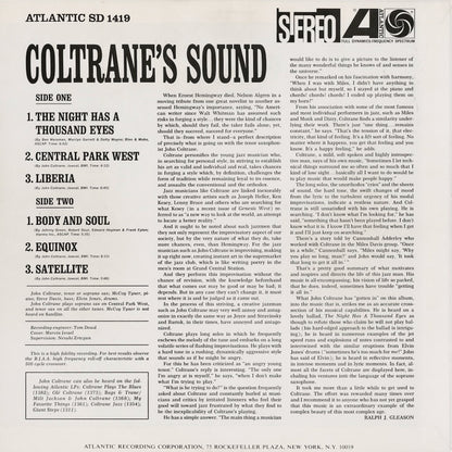 John Coltrane / ジョン・コルトレーン / Coltrane's Sound (P-7506A)