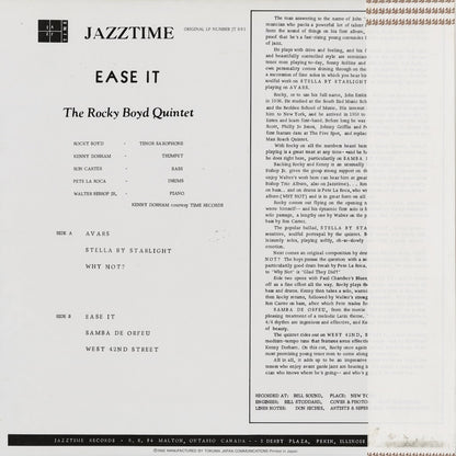 Rocky Boyd - Ease It (NLP2004) 1992 JPN Norma｜中古LP