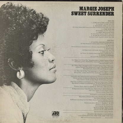 Margie Joseph - Sweet Surrender (SD 7277) 1974 US Atlantic｜中古LP