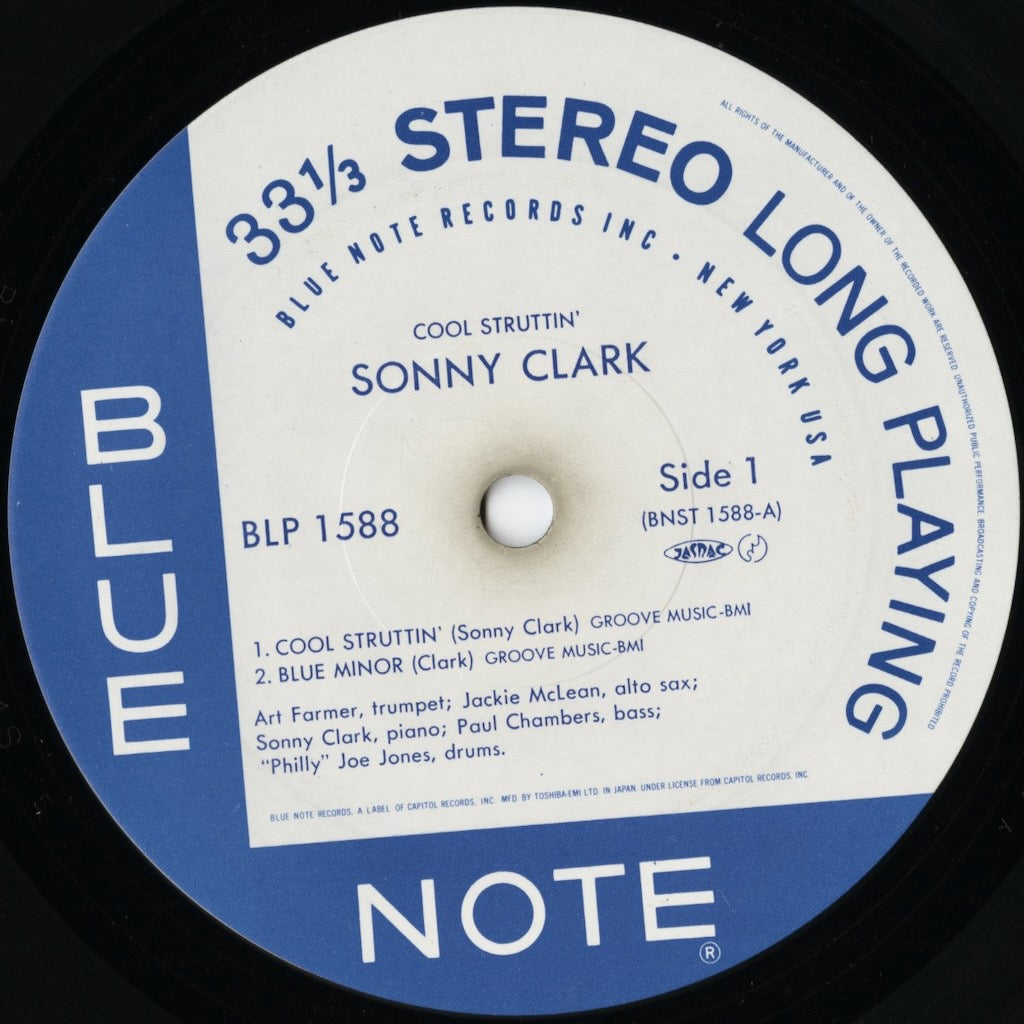Sonny Clark / ソニー・クラーク / Cool Struttin' (BLP 1588)