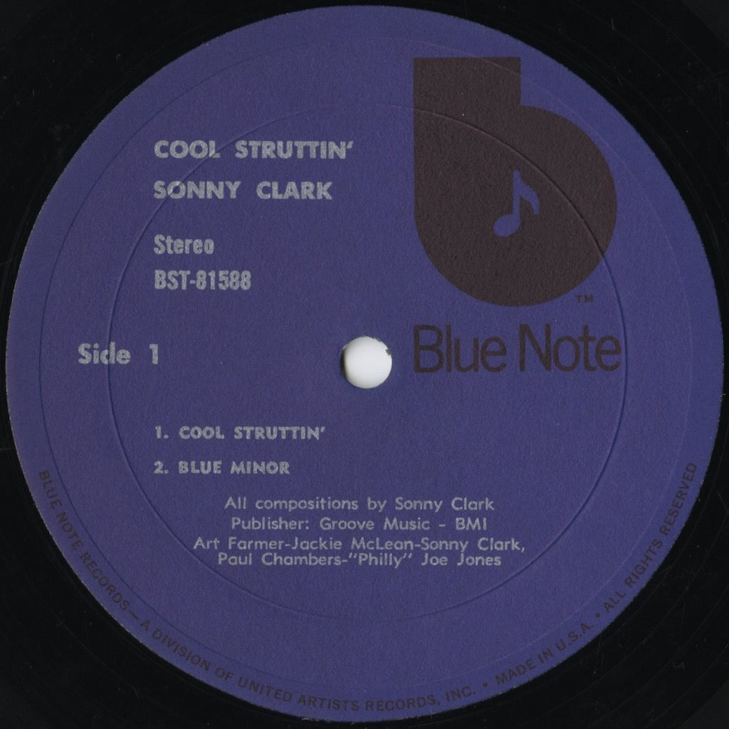 Sonny Clark - Cool Struttin' (BST-81588) 1973 US Blue Note - United Artists｜中古LP