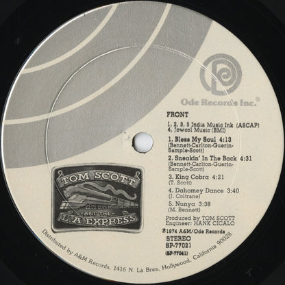 Tom Scott - L.A. Express (SP-77021) LP 1974 US Ode｜中古LP