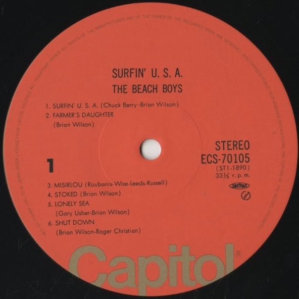 The Beach Boys / ビーチ・ボーイズ / Surfin' U.S.A. (ECS-70105)