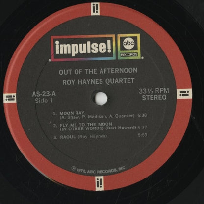 Roy Haynes / ロイ・ヘインズ / Out Of The Afternoon (AS-23)