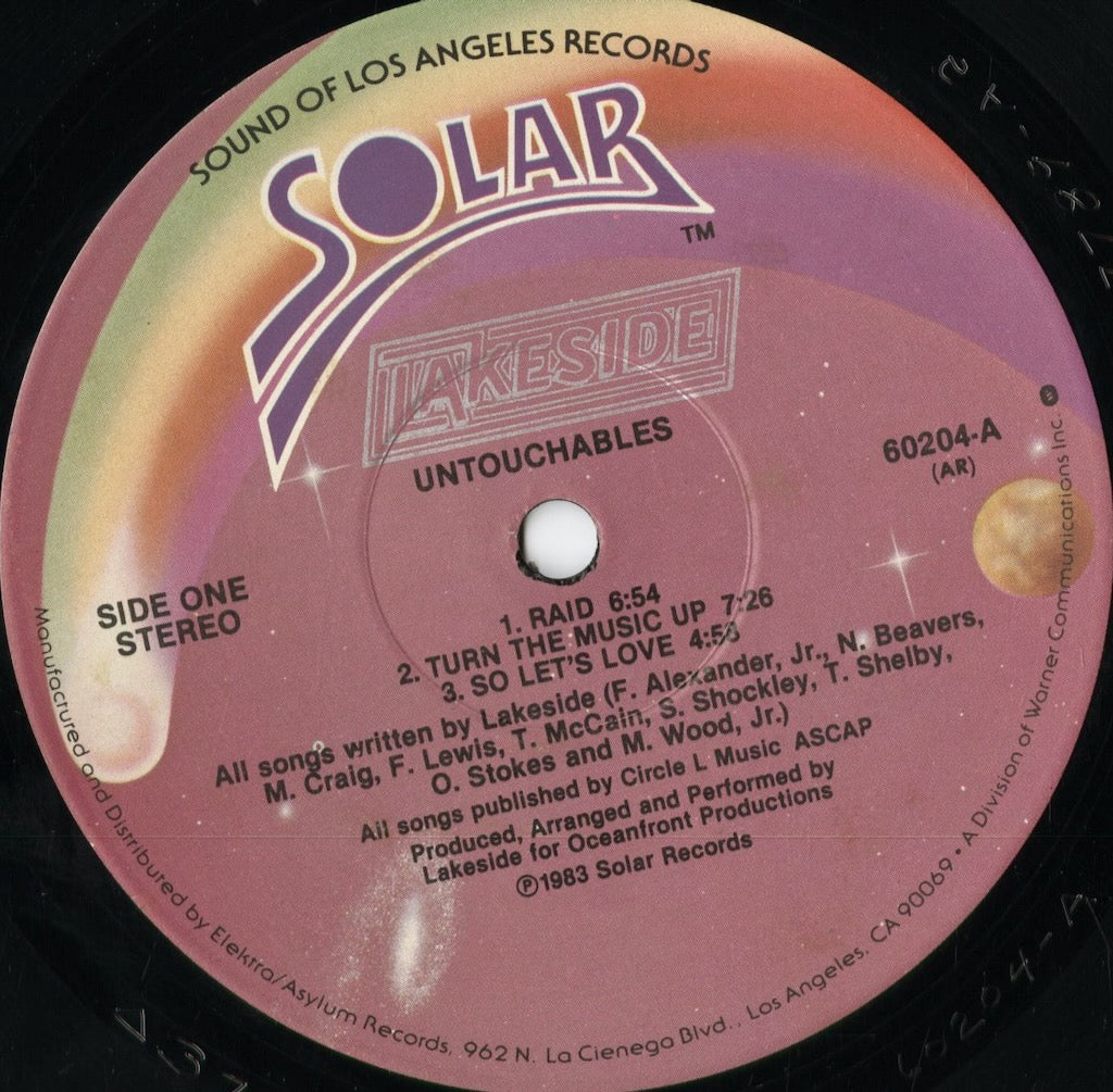 Lakeside - Untouchables (60204) 1983 US Solar｜中古LP