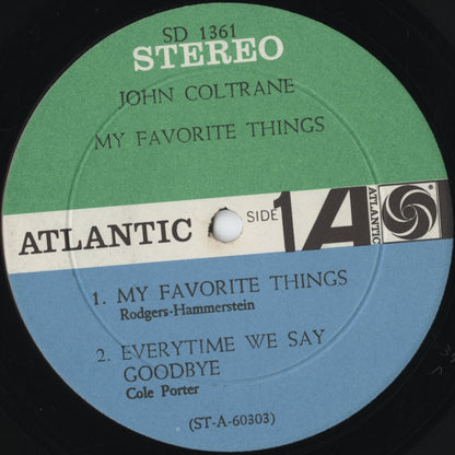 John Coltrane – My Favorite Things (SD 1361) 1962 US Atlantic | 中古LP