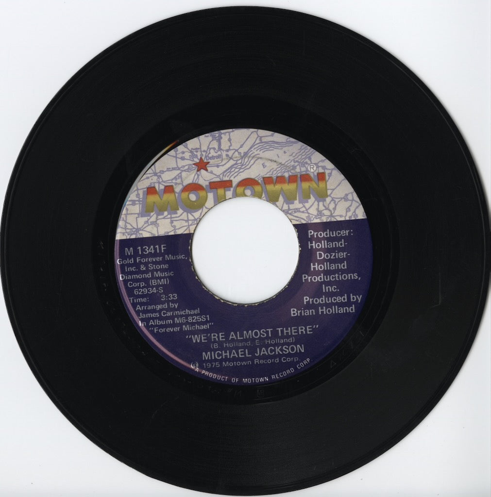 Michael Jackson / マイケル・ジャクソン / We're Almost There / Take Me Back -7 (M 1341F)