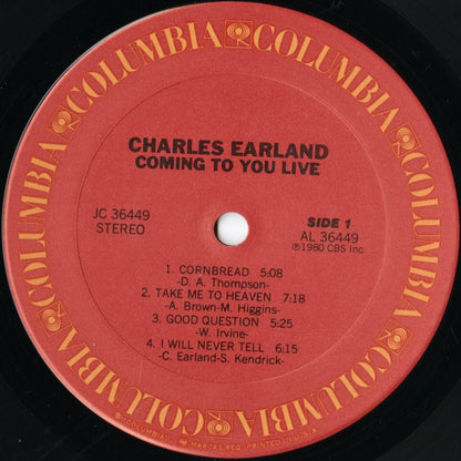 Charles Earland / チャールズ・アーランド / Coming To You Live (JC 36449)