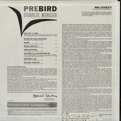 Charlie Mingus / チャーリー・ミンガス / Pre-Bird (MG20627)