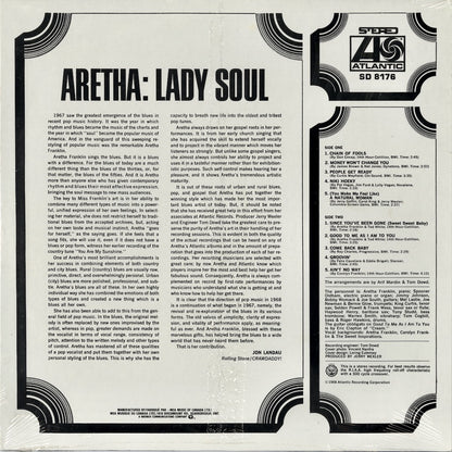Aretha Franklin / アレサ・フランクリン / Lady Soul (SD 8176) 未開封シールド