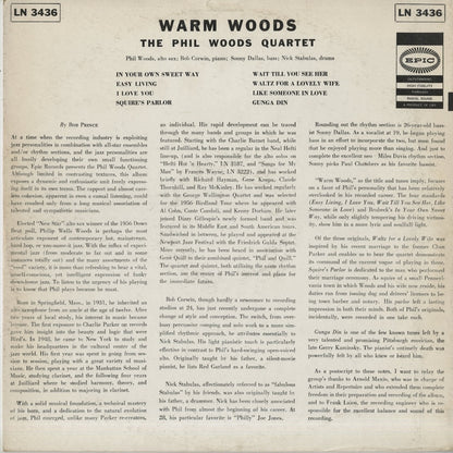 Phil Woods / フィル・ウッズ / Warm Woods (LN 3436)