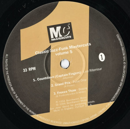 V.A./ Classic Jazz Funk / Difinitive Jazz Funk Mastercuts Volume 5 (CUTSLP 23)