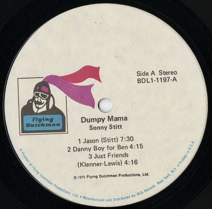 Sonny Stitt - Dumpy Mama (BDL1-1197) LP 1975 US Flying Dutchman｜中古LP
