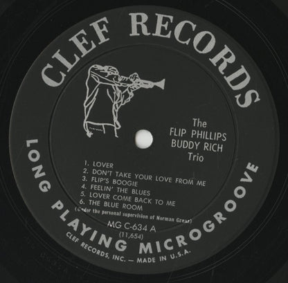 Flip Phillips - Buddy Rich / フリップ・フィリップス　バディ・リッチ / The Flip Phillips-Buddy Rich Trio (MG C-634)