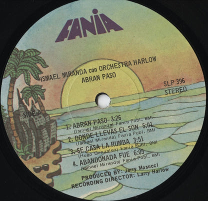 Ismael Miranda, Orchestra Harlow - Abran Paso (SLP 396) LP 1970's US Fania｜中古LP