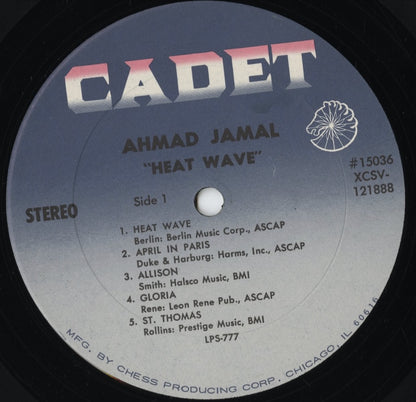 Ahmad Jamal - Heat Wave (LPS-777) LP 1966 US Cadet｜中古LP