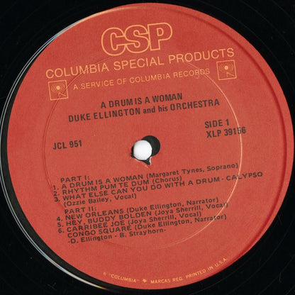 Duke Ellington – A Drum Is A Woman (JCL 951) LP 1973 US Columbia Special Products | 中古LP